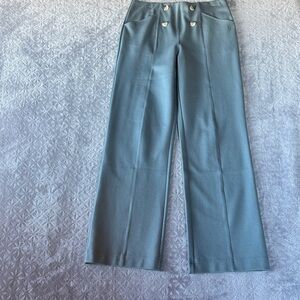 BETABRAND Dress pull on Pants in Slate Blue SIZE L.